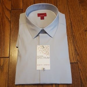 Alfani Spectrum Slim Fit Dress Button Down shirt.
